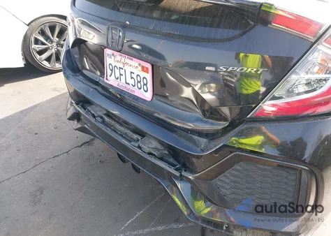 2017 Honda Civic Sport from USA, damaged, VIN SHHFK7H41HU406904